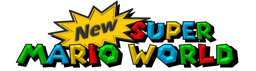 Super Mario World Logo PNG Background