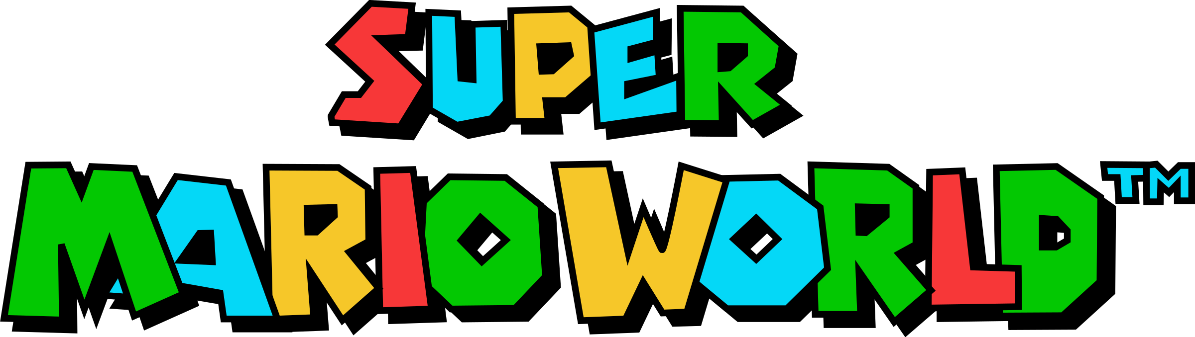 Super Mario World Logo Transparent File