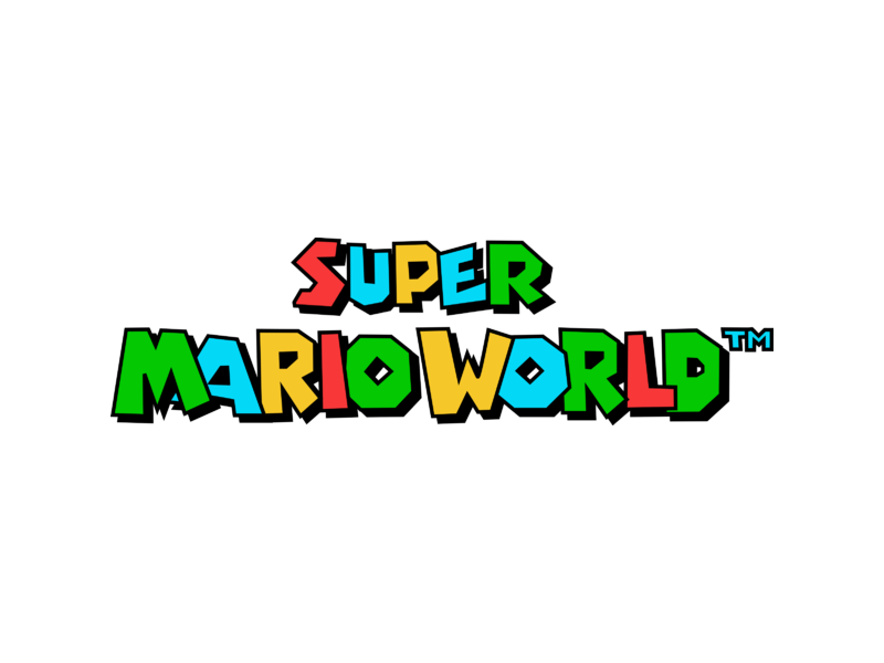 Super Mario World Logo Transparent PNG