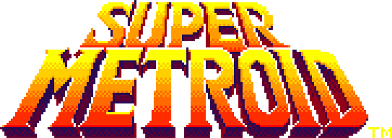 Super Metroid Logo Free PNG