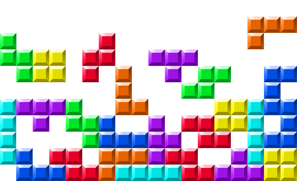 Tetris Transparent Background