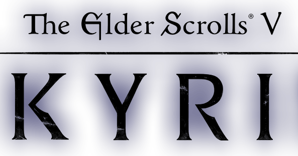 Laîné Scrolls v Skyrim Logo PNG HD Photos