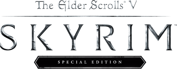 The Elder Scrolls V Skyrim Logo PNG HD Quality