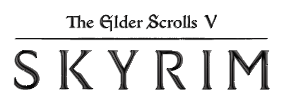 The Elder Scrolls V Skyrim Logo PNG Photo Image