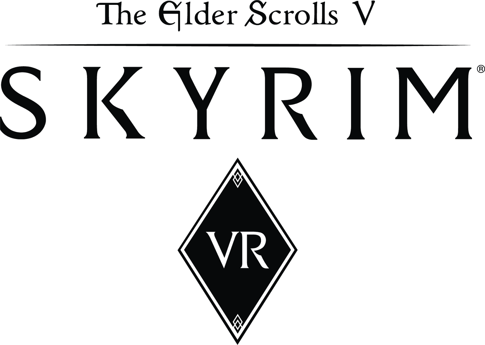 The Elder Scrolls V Skyrim Logo PNG Photos