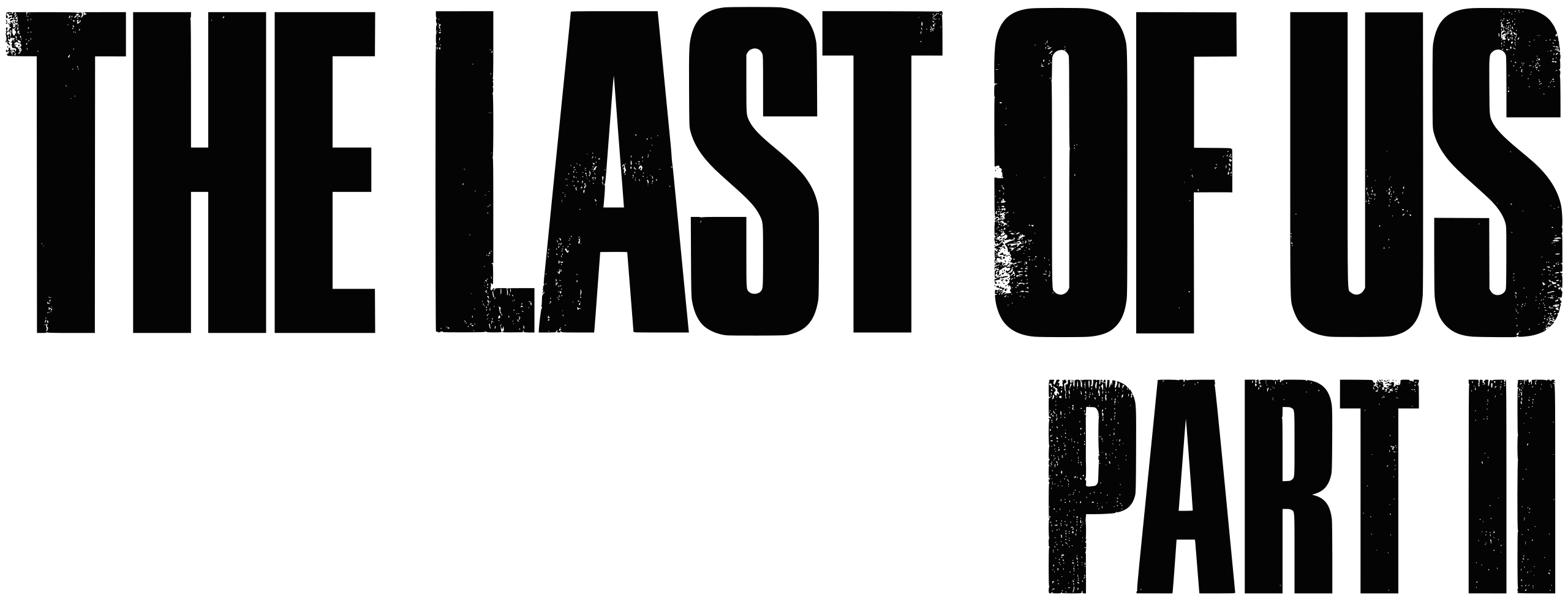 The Last Of Us Logo Transparent PNG