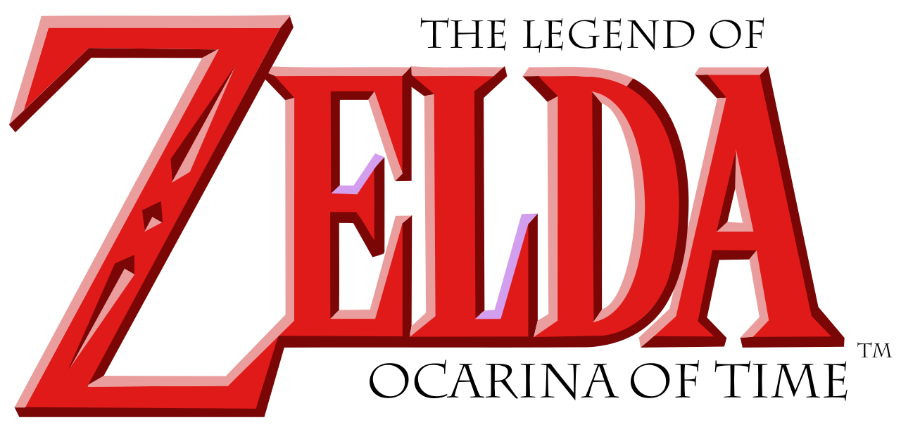 The Legend Of Zelda Ocarina Of Time Logo Free PNG