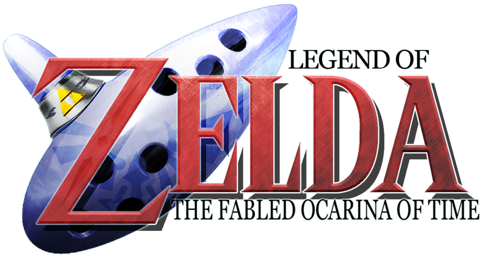 The Legend Of Zelda Ocarina Of Time Logo PNG HD Photos