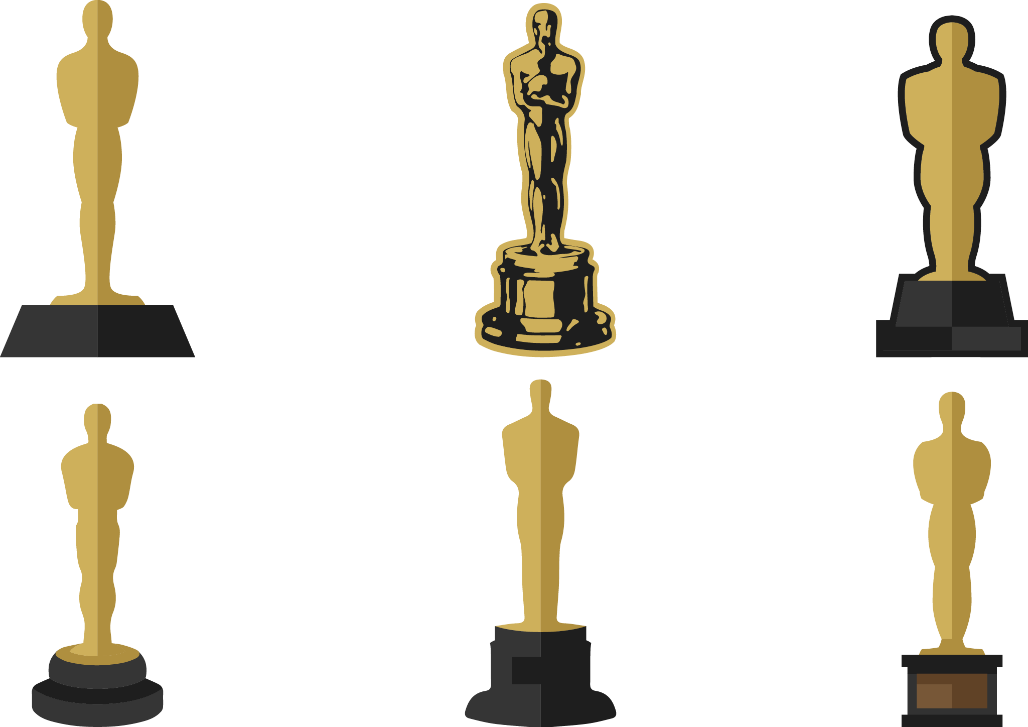Academy Awards PNG Background Clip Art