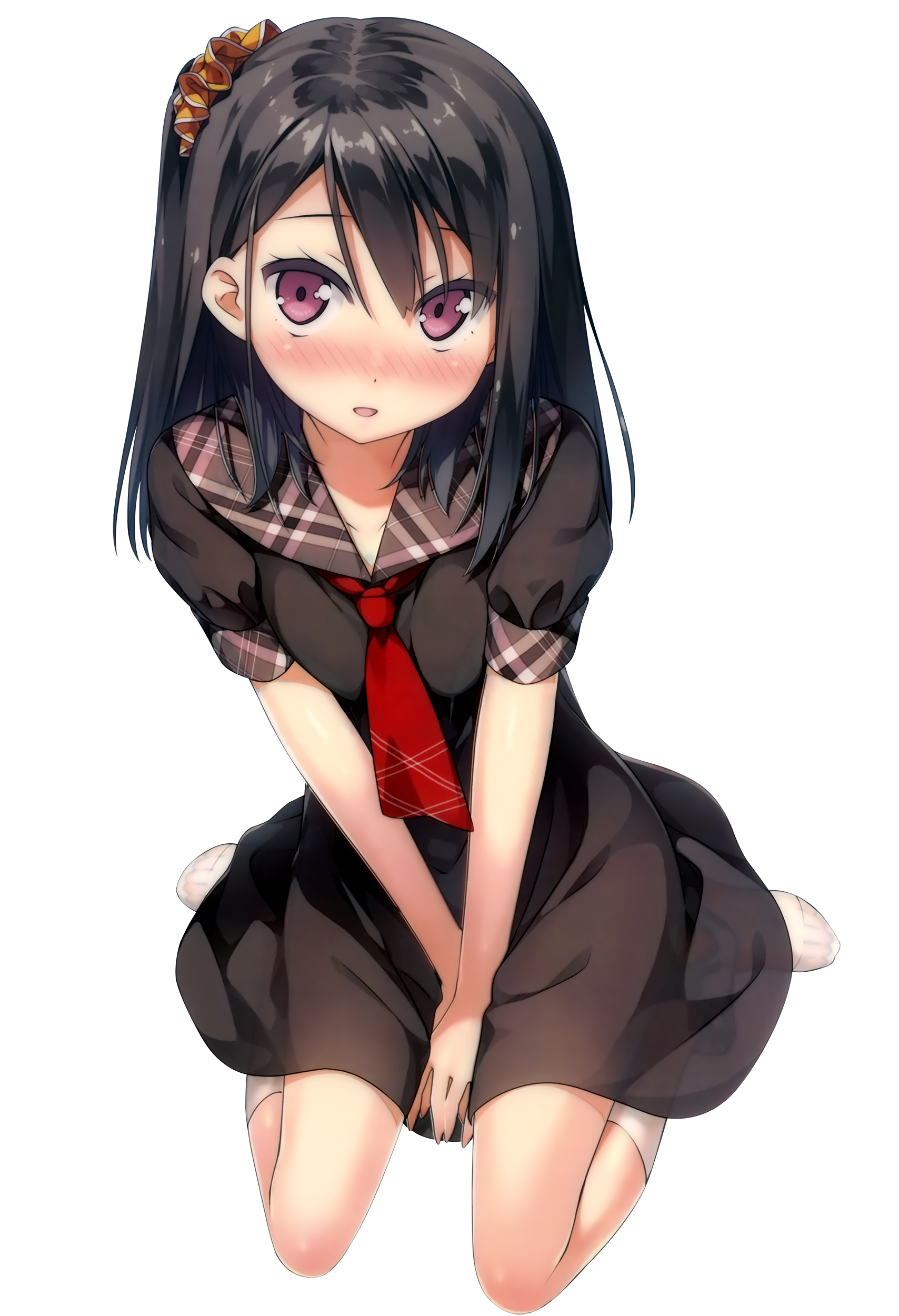 Anime Girl Black Hair Transparent Images