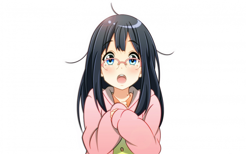 Anime Girl Sad Transparent Background