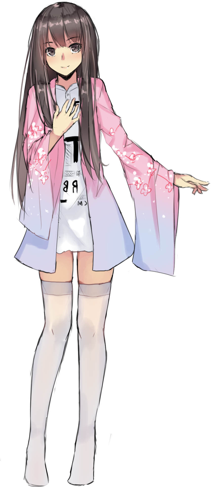 Anime Girl With Brown Hair Transparent PNG