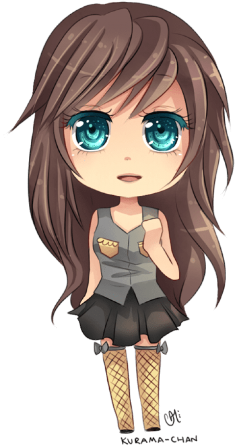 Anime Girls With Brown Hair PNG Images HD