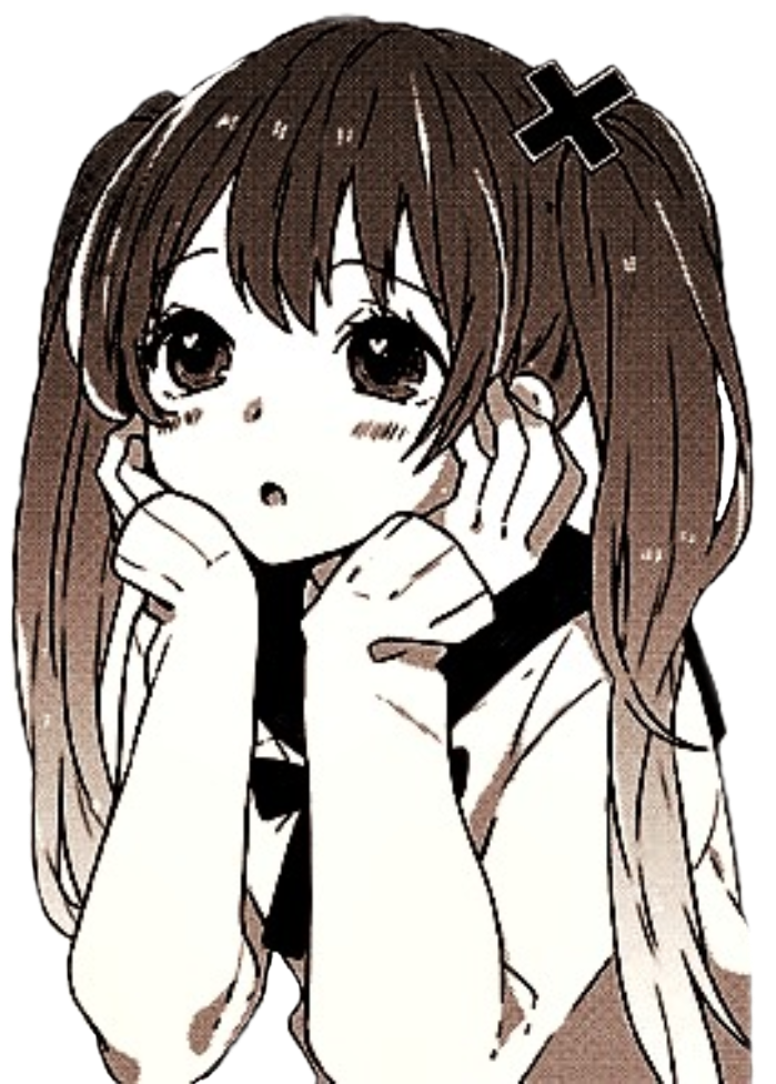 Anime Sad Girl Transparent File