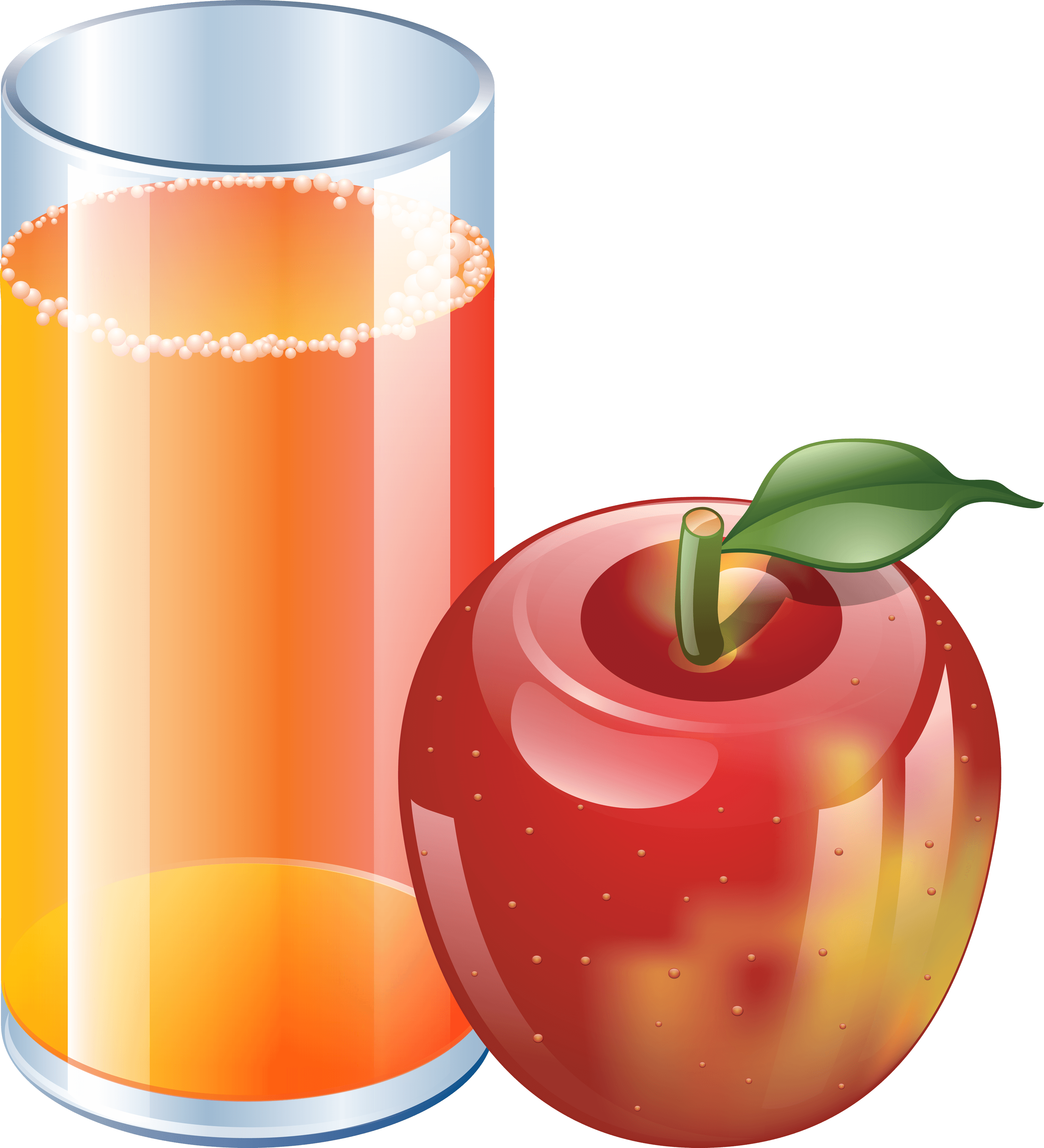 Apple Juice Background PNG Image