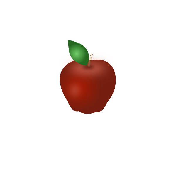 Manzanas de fondo transparente Clipart