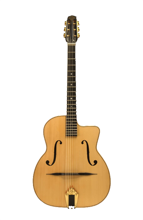 Archtop Guitar No Background