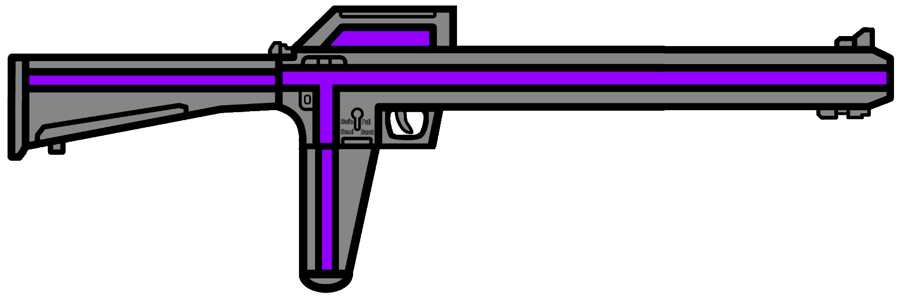 Assault Rifle Clip Art Transparent PNG