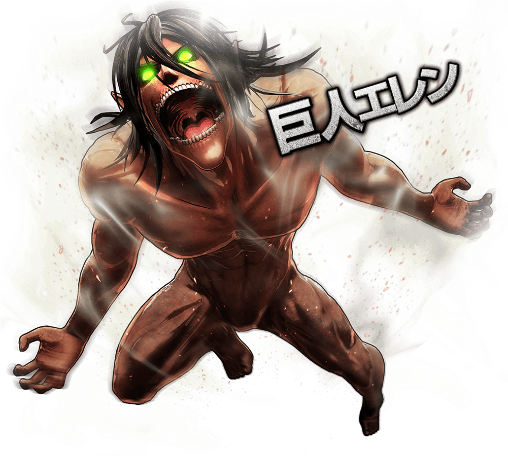 Attack Titan Eren Background PNG Image