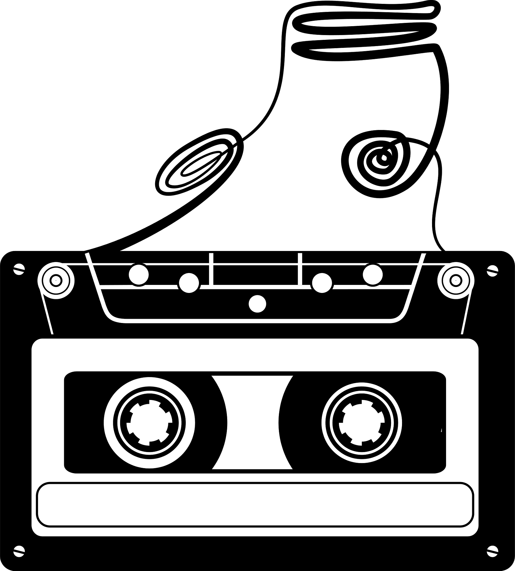 Audio Cassette Transparent Background