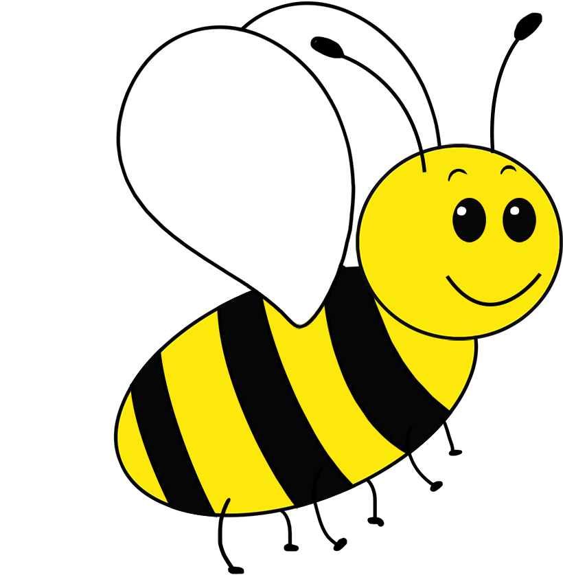 Bee Drawings PNG Free File Download