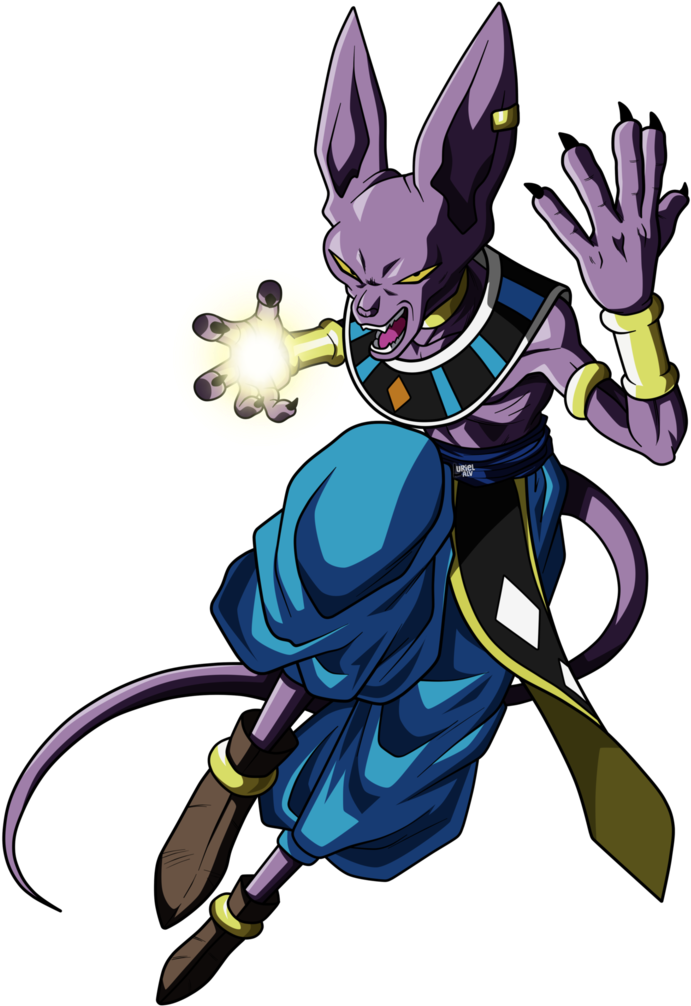 Beerus Background PNG Image