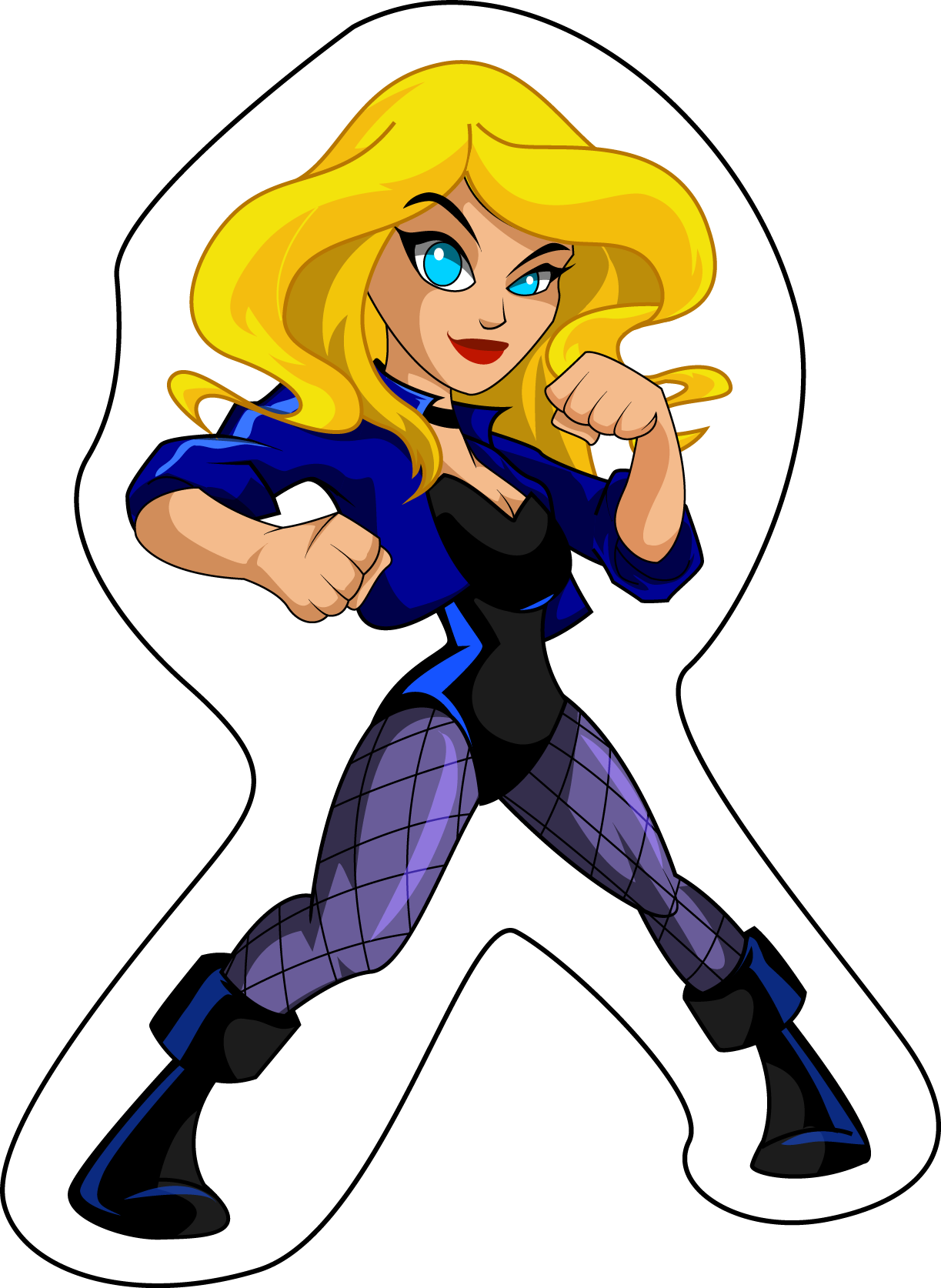 Black Canary Background PNG Image