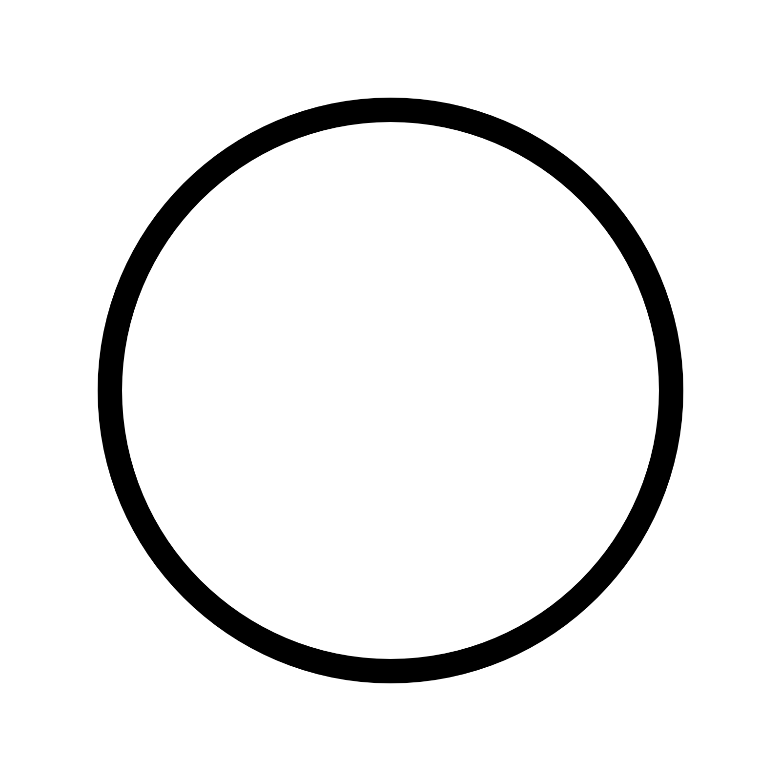Black Circle Free PNG