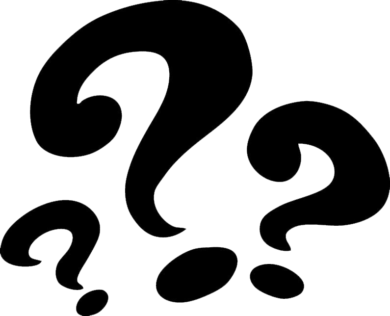 Black Question mark PNG Clipart Background