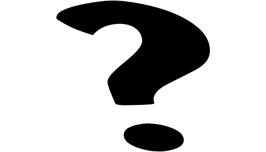 Black Question mark PNG HD Free File Download