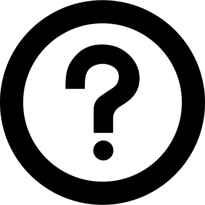 Black Question mark PNG Images HD