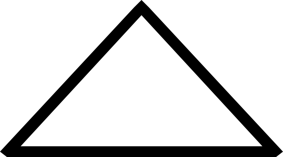 Black Triangle Transparent Free PNG