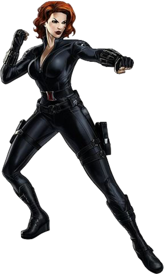 Black Widow PNG Background