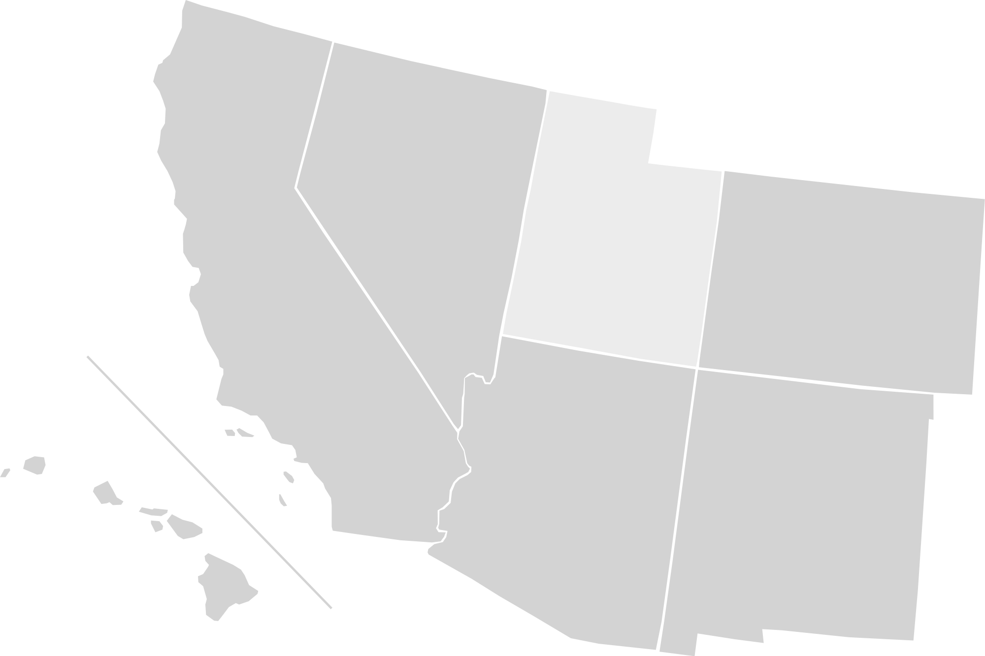 Blank Map Of United States Transparent File