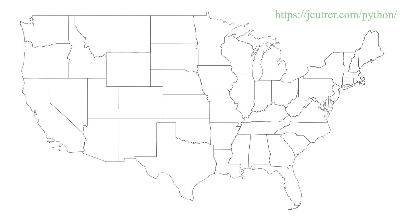 Blank United States Map PNG HD Quality