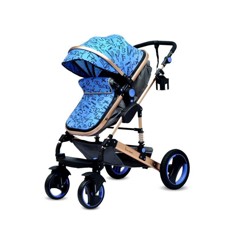 Blue Stroller Transparent PNG