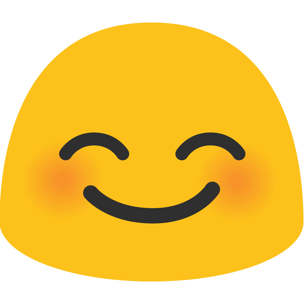 Blush Emoji PNG HD Quality