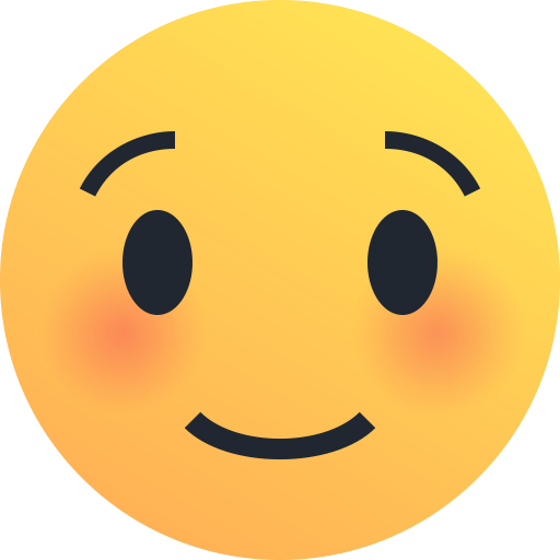 Blushing Emoji PNG Free File Download