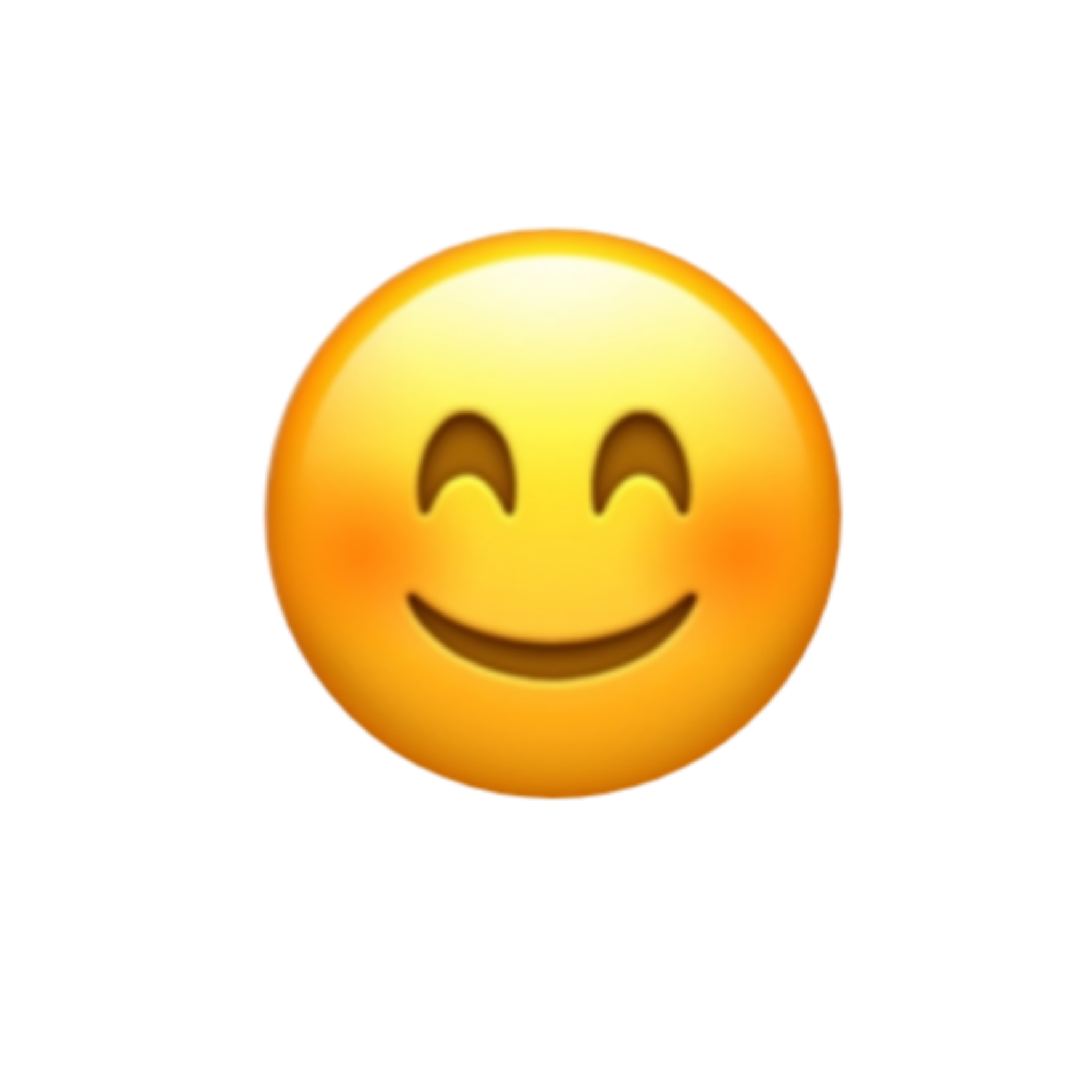 Blushing Emoji Transparent Image