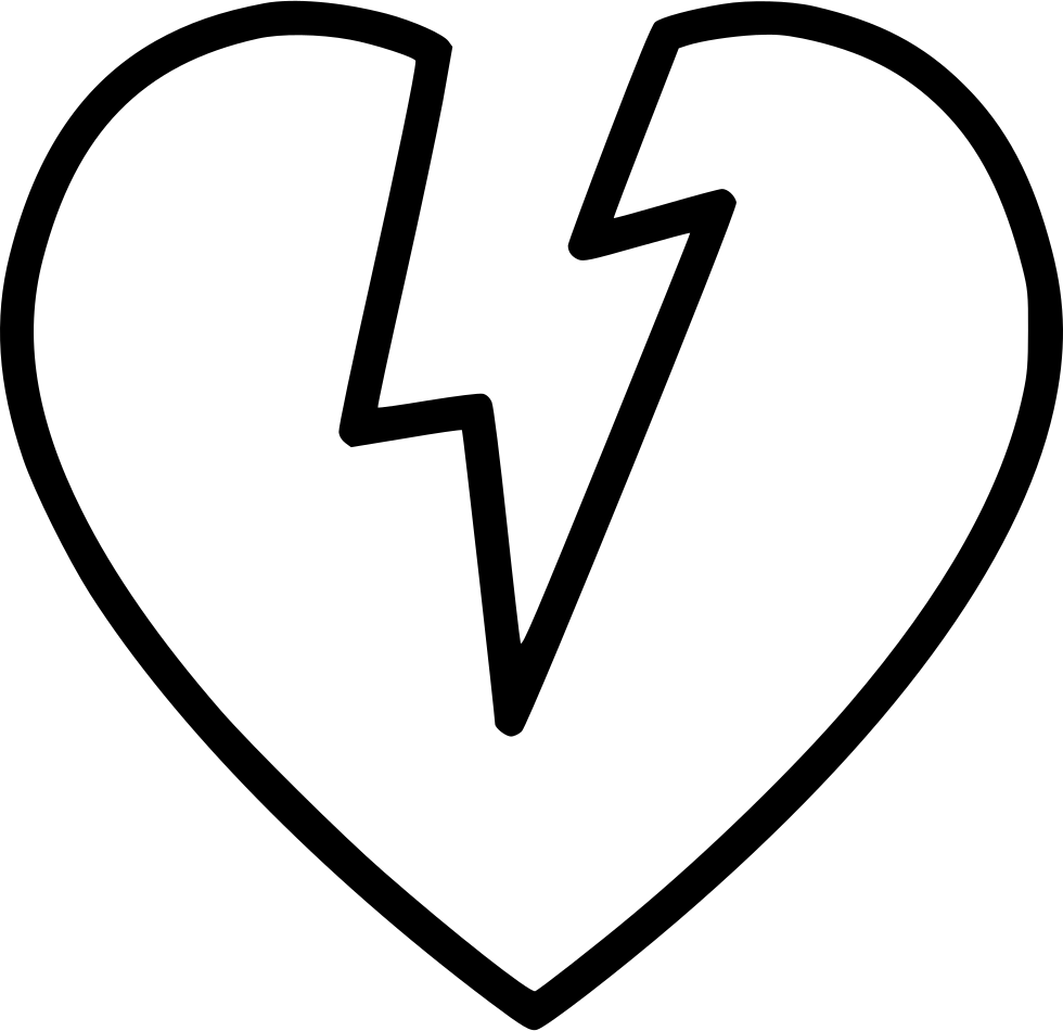 Broken Heart Download Free PNG Clip Art