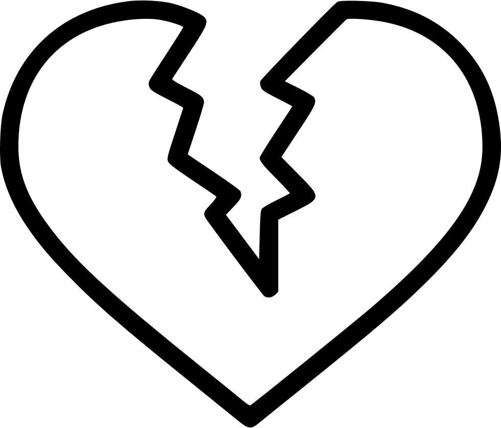 Broken Heart Transparent Clip Art Background