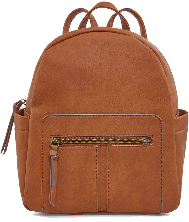 Brown Backpack Background PNG