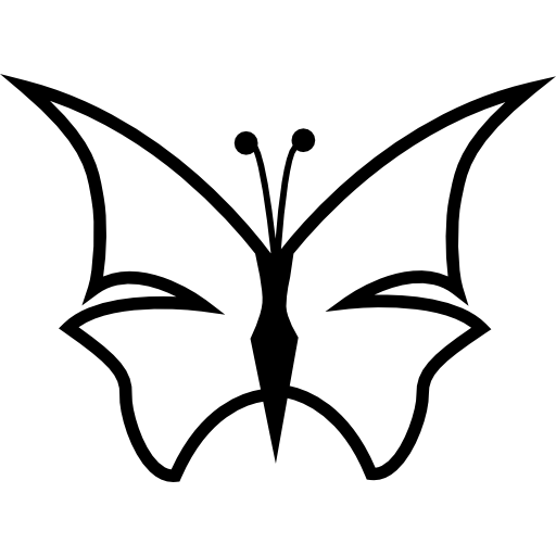Butterfly Outline Download Free PNG