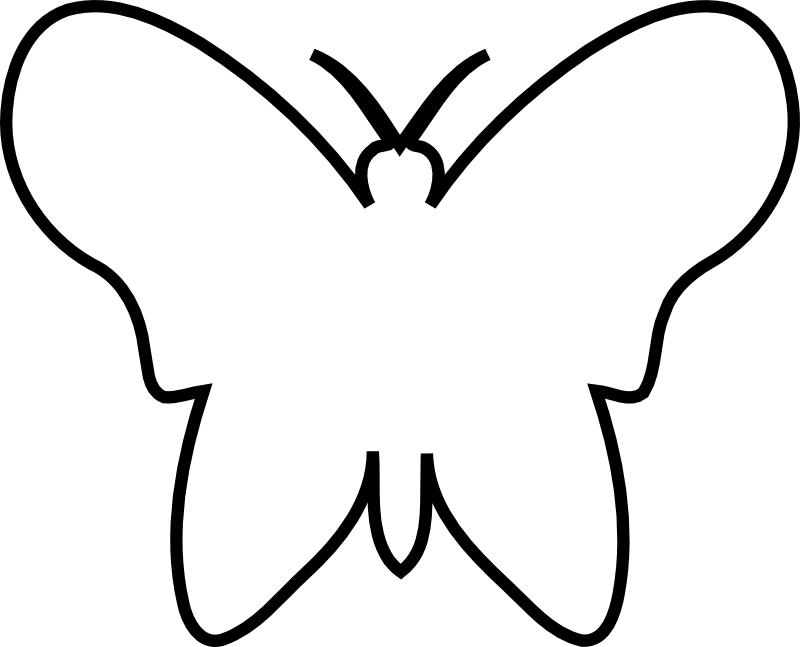 Butterfly Outline Transparent Images