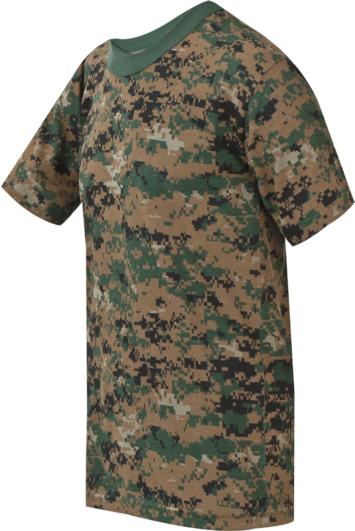 Camouflage T-Shirt Free PNG