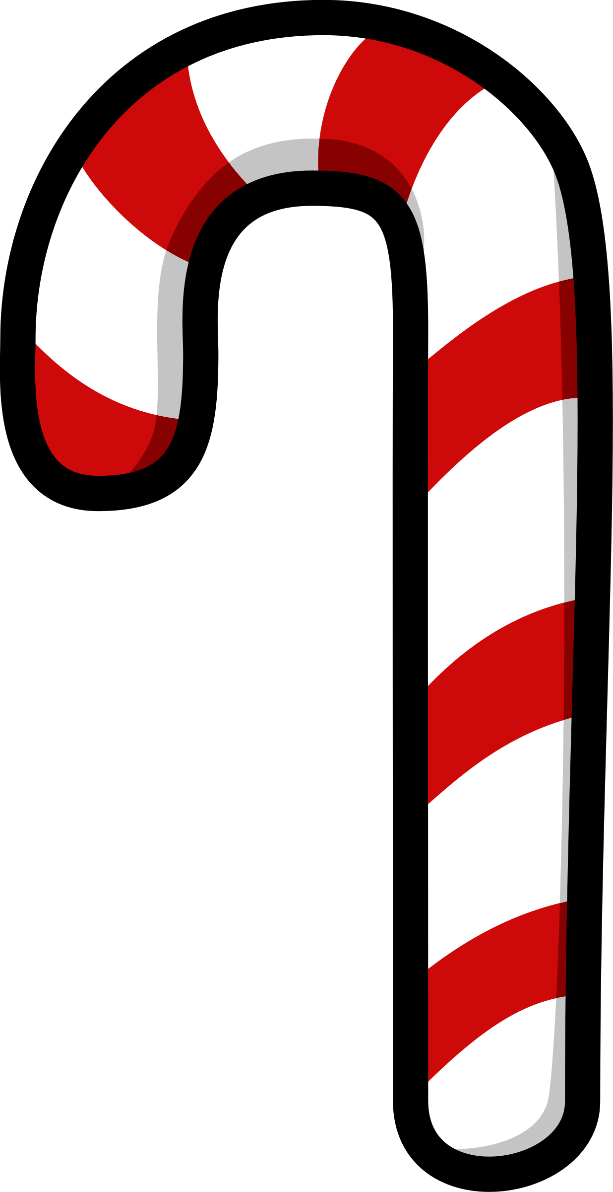 Candy Cane Background PNG Clip Art