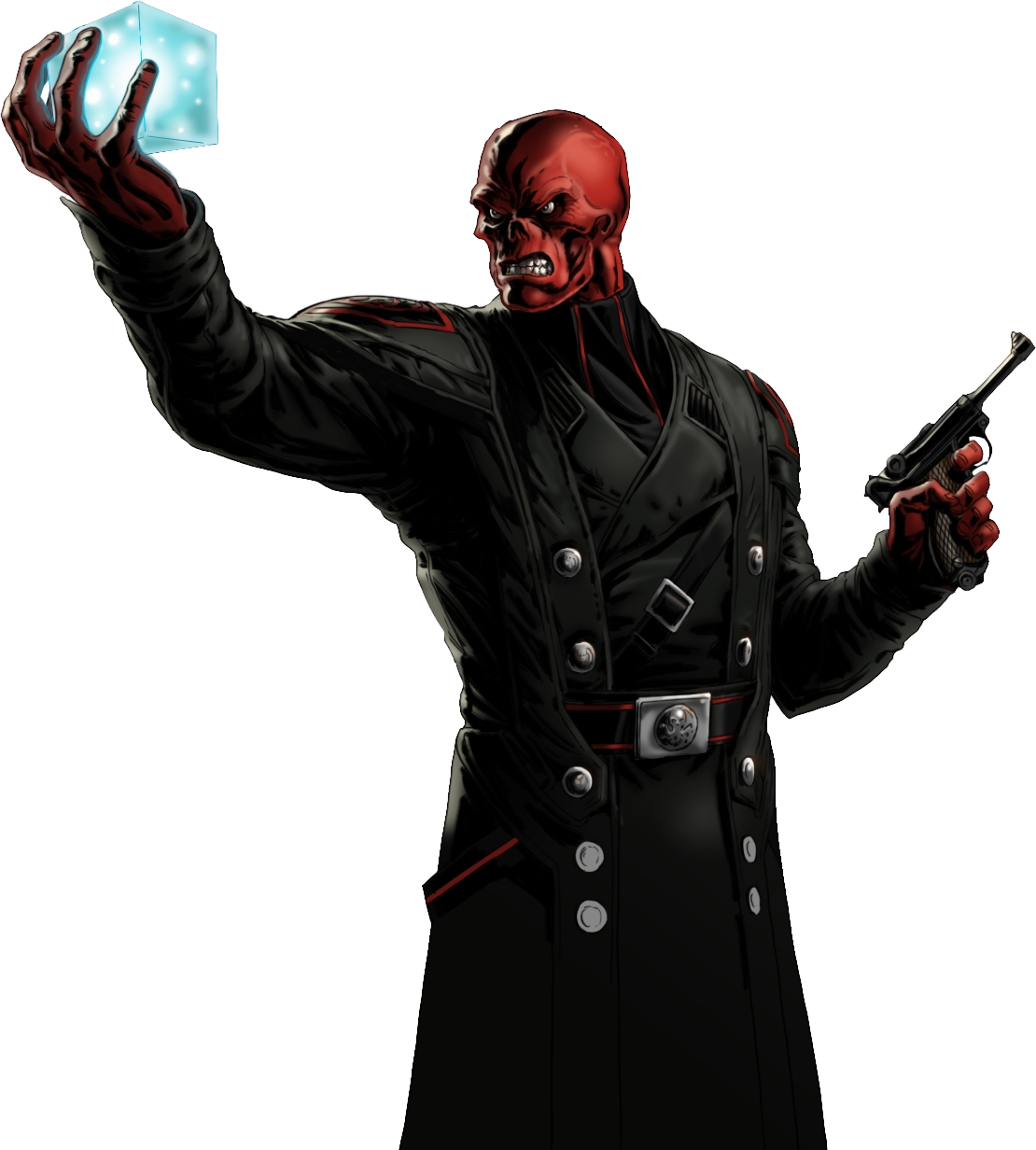 Captain America Red Skull Transparent Free PNG