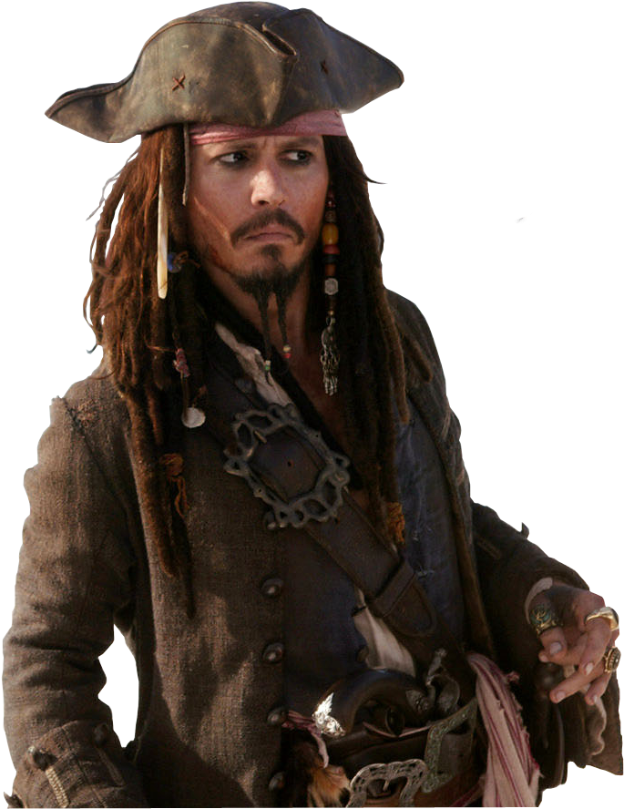 Captain Jack Sparrow No Background