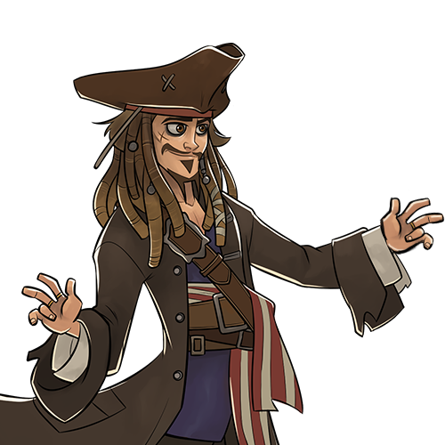 Captain Jack Sparrow Transparent Background
