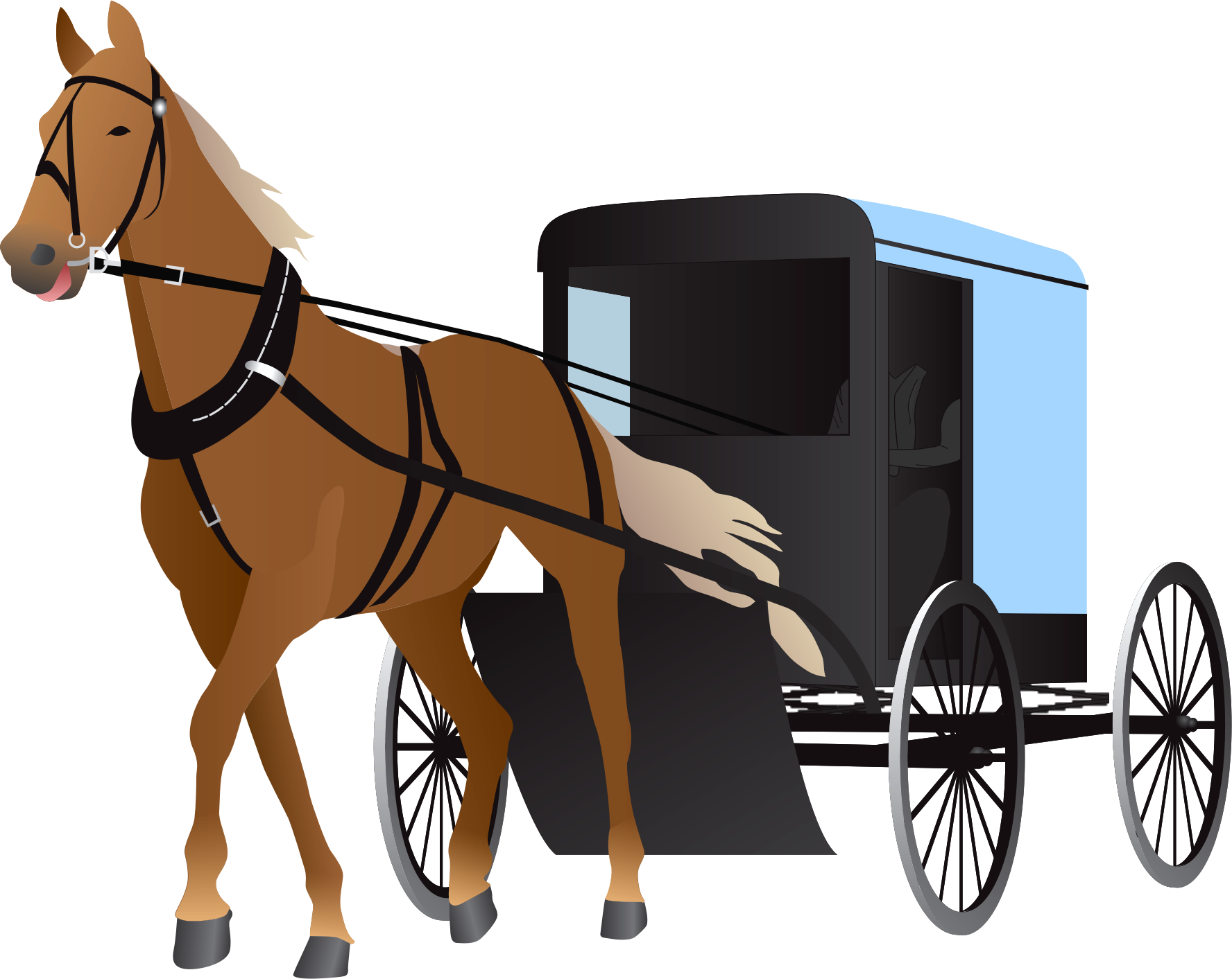 Carriage No Background Clip Art